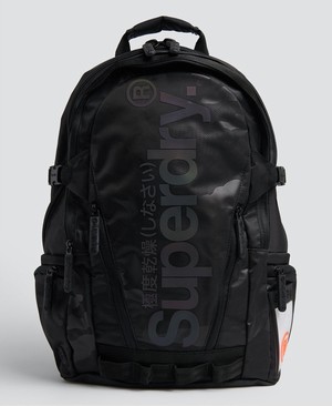 Superdry Camo Reflective Tarp Férfi Hátizsák Fekete | SHCTD6498